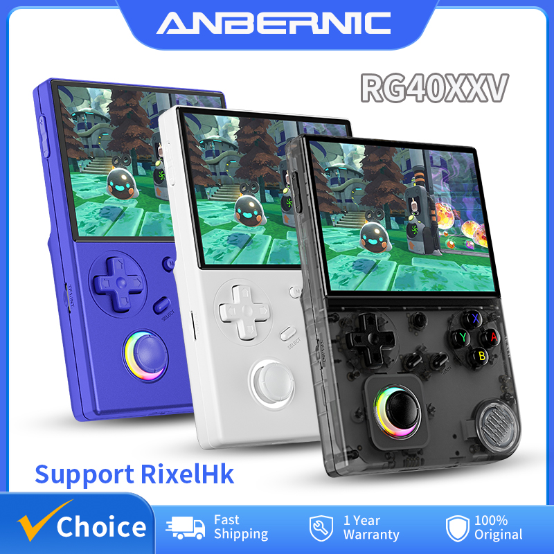 Retro Handheld Console Linux Ips Screen - ANBERNIC RG40XXV Retro Handheld Game Console