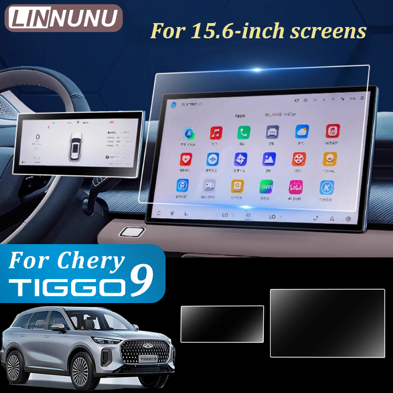 Screen Protector Tempered Glass Console - LINNUNU 15.6'' For Chery Tiggo 9
