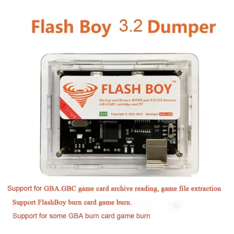 Gameboy Cartridge Flasher Dumper - Flash Boy 3.2 Cyclone Dumper For