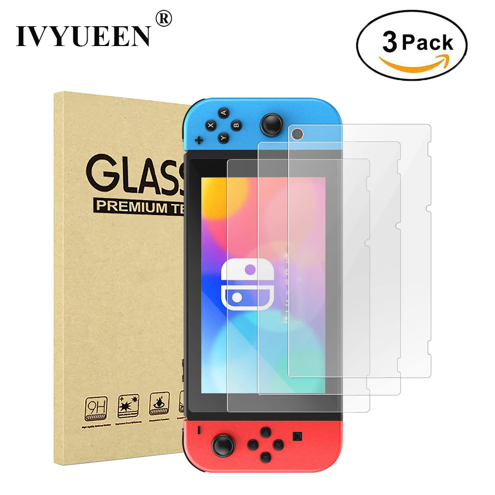 Screen Protector Tempered Glass Console - IVYUEEN 3 PCS Tempered Glass Screen