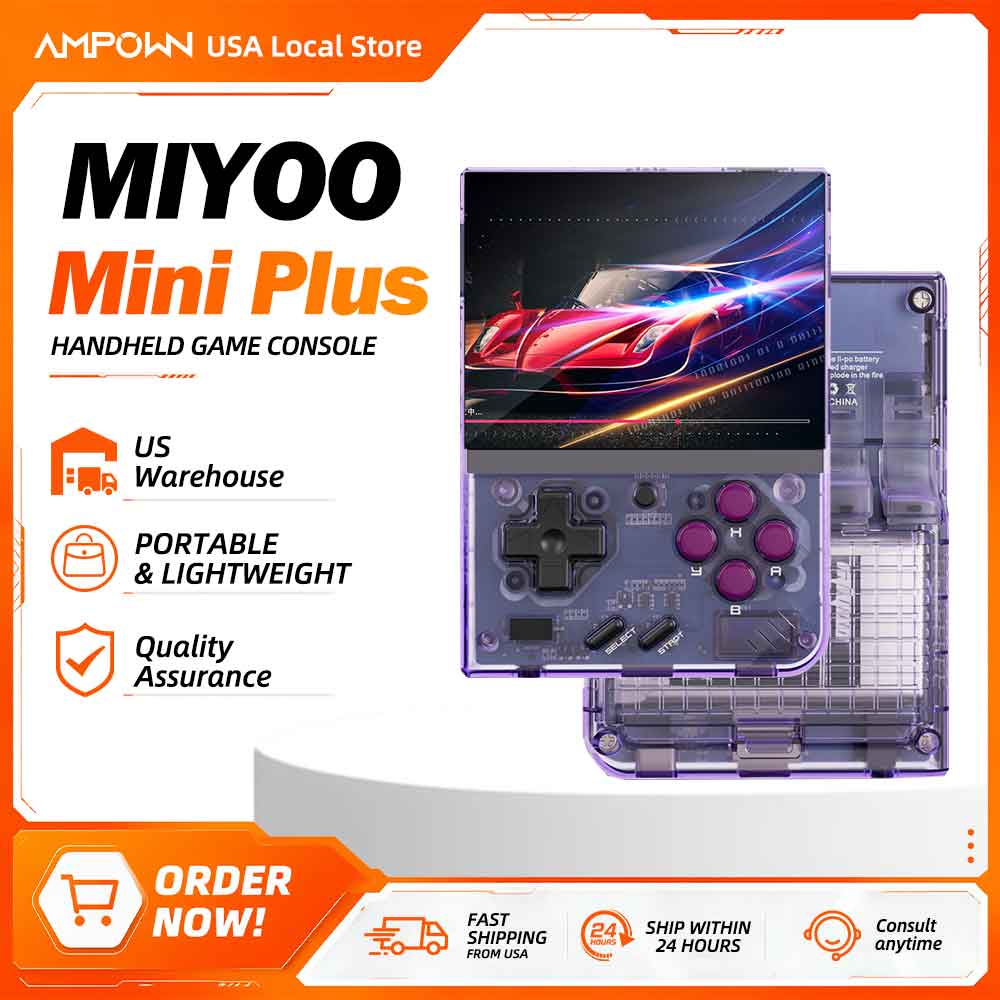 Retro Handheld Console Linux Ips Screen - Miyoo Mini+ Retro Handheld Game Console