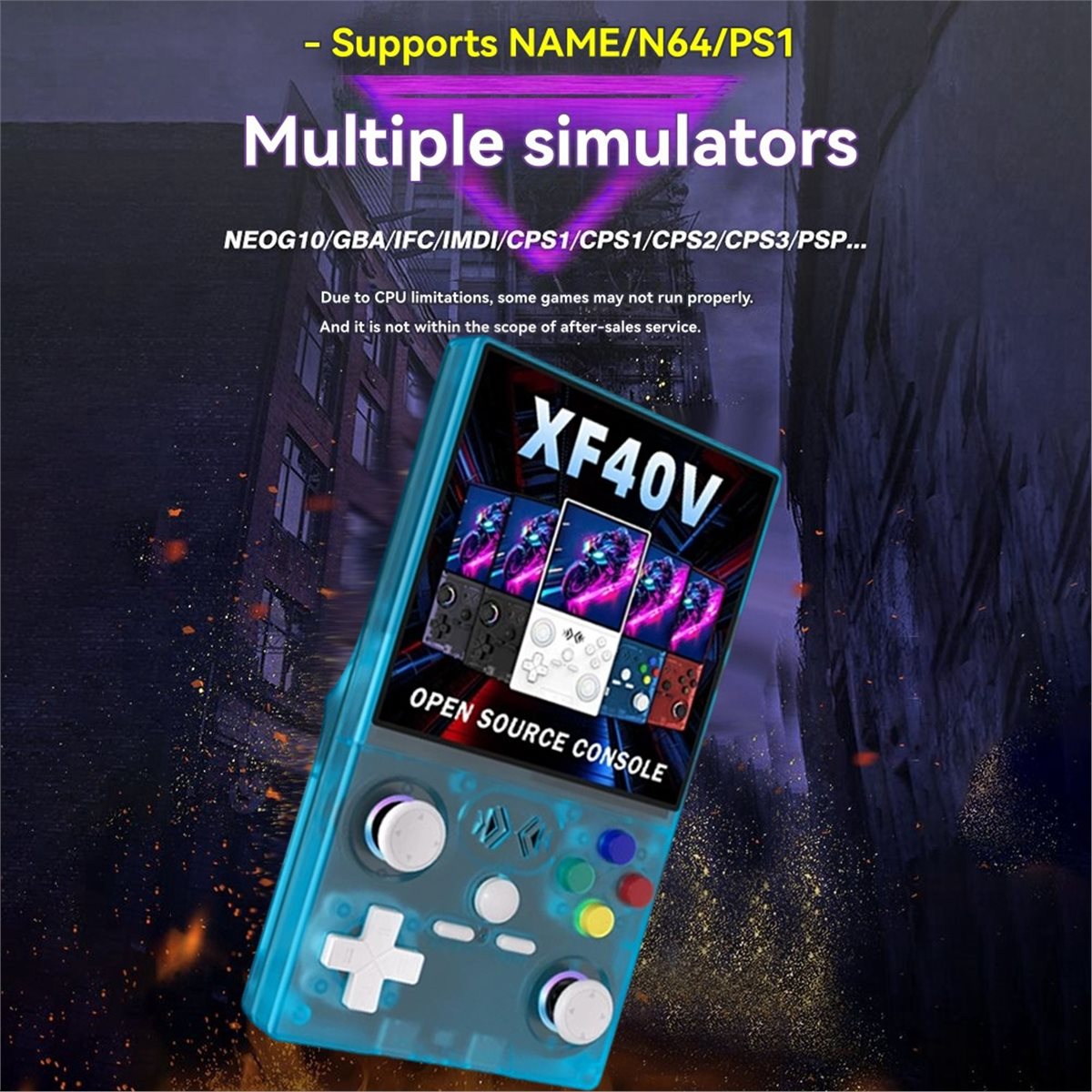 Retro Handheld Console Linux Ips Screen - A86G NEW XF40V Retro Handheld Game