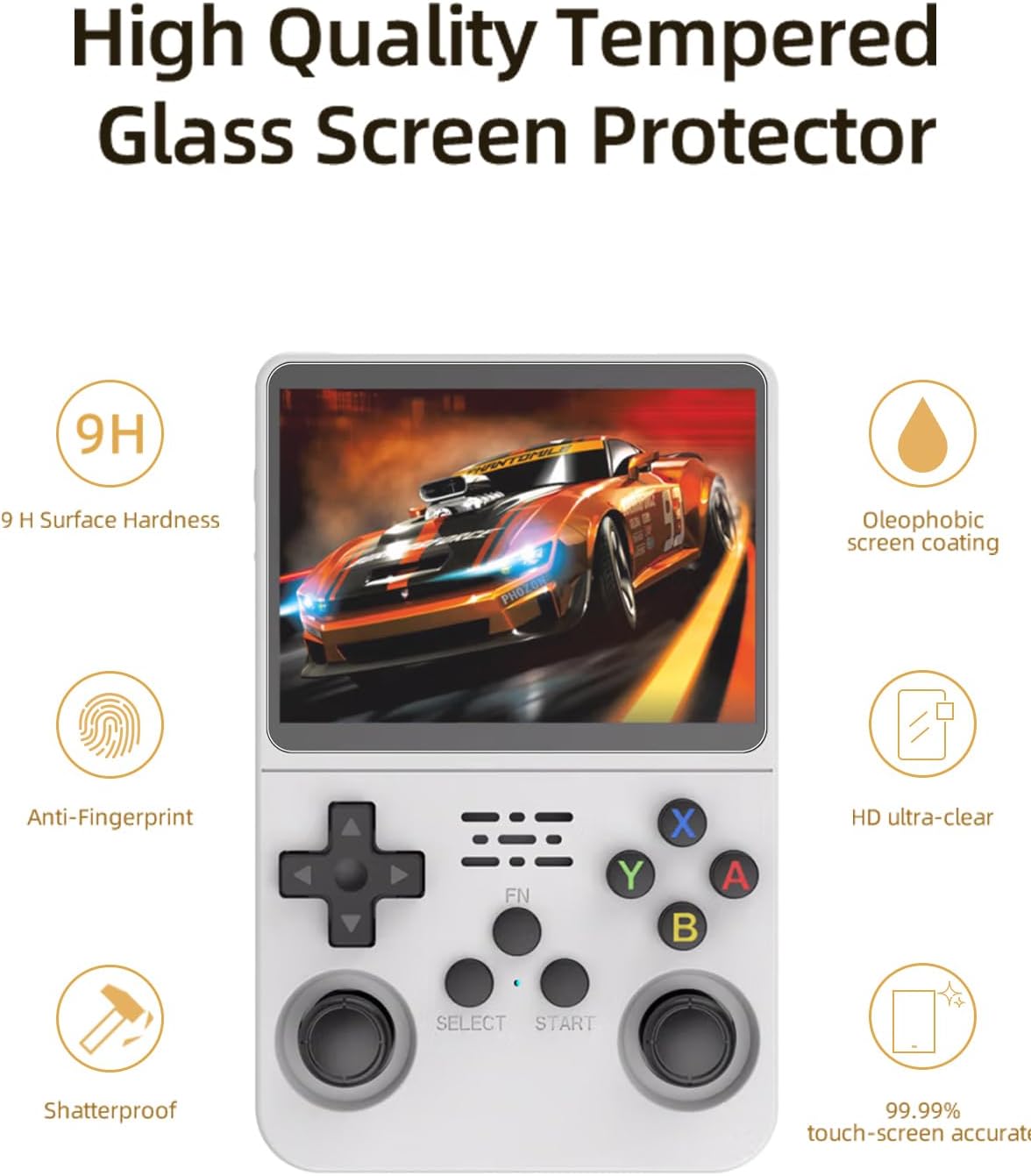 3 IN 1 Carrying Storage Case w - đánh giá và giá Screen Protector Tempered Glass Console