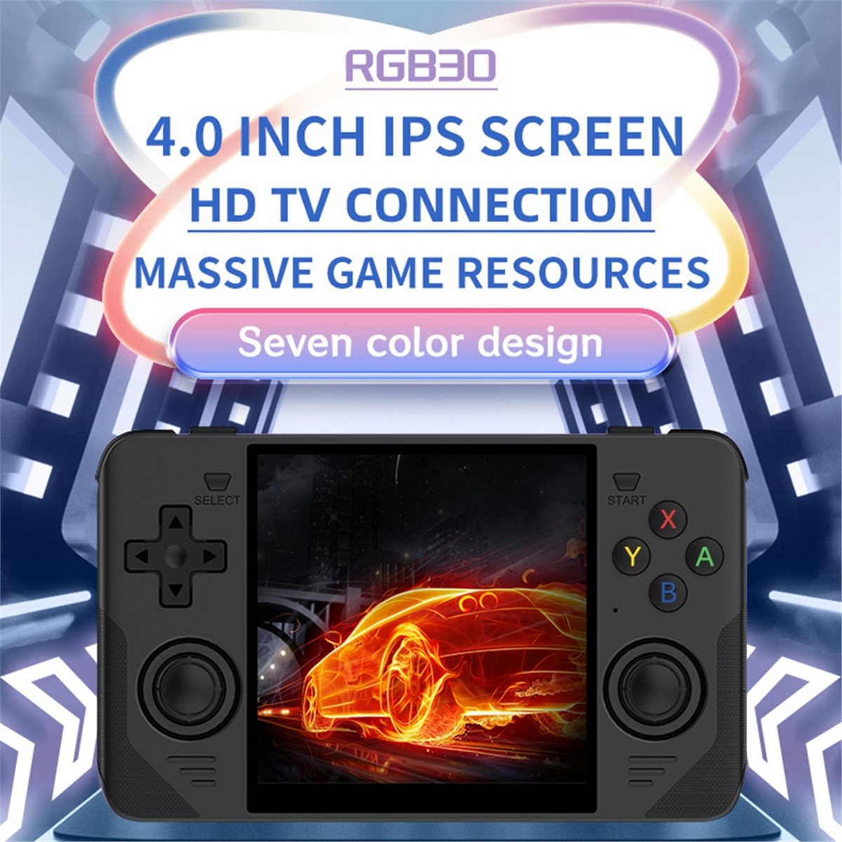 Punctual- RGB30 Retro Handheld - đánh giá và giá Open Source Retro Game Console 4 Inch