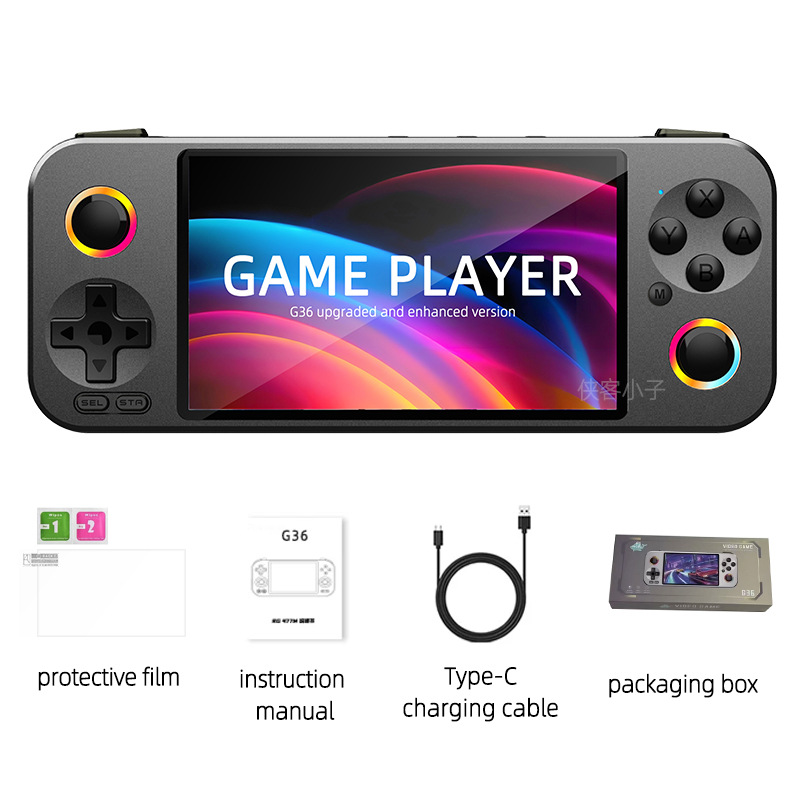 G36 Upgraded Handheld Psp Game - đánh giá và giá Open Source Retro Game Console 4 Inch