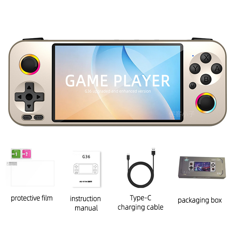 G36 Upgraded Handheld Psp Game - đánh giá và giá Open Source Retro Game Console 4 Inch