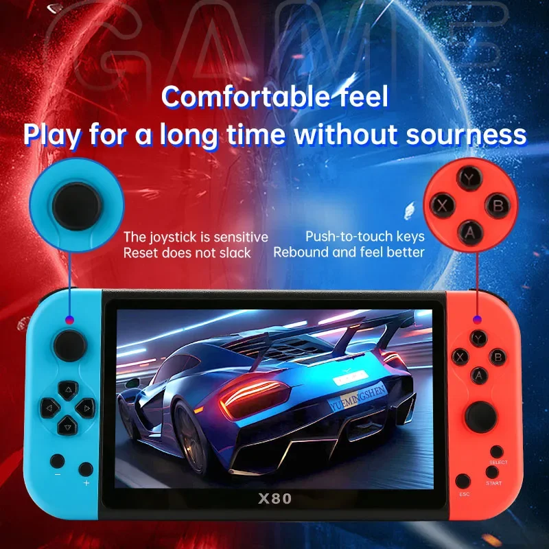 X80 Retro Handheld Game Player - đánh giá và giá Retro Game Console Hdmi Tv Output