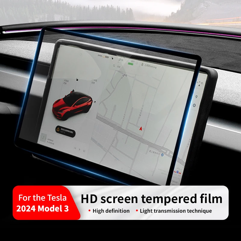 Suitable for Tesla 2024 Model  - đánh giá và giá Screen Protector Tempered Glass Console