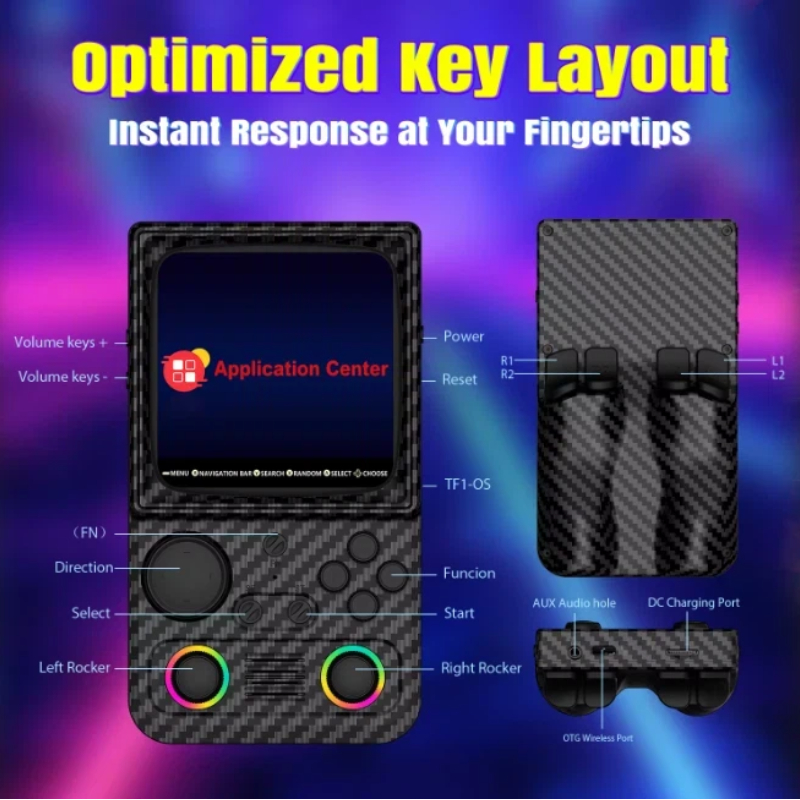 Retro Handheld Game Console R3 - đánh giá và giá Open Source Retro Game Console 4 Inch