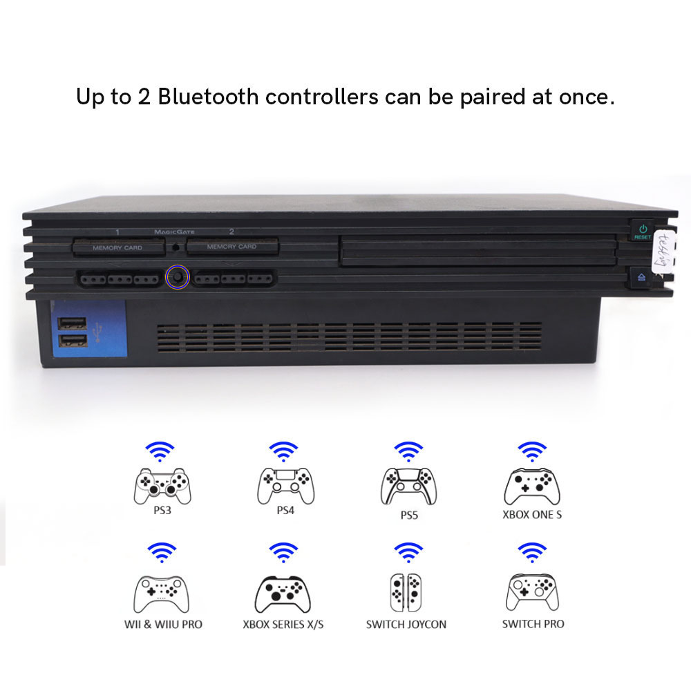 For PS2 Fat Internal iBlueCont - đánh giá và giá Wireless Retro Controller Bluetooth Gamepad