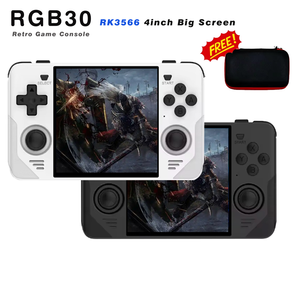 NEW RGB30 Retro Pocket 720*720 - đánh giá và giá Open Source Retro Game Console 4 Inch