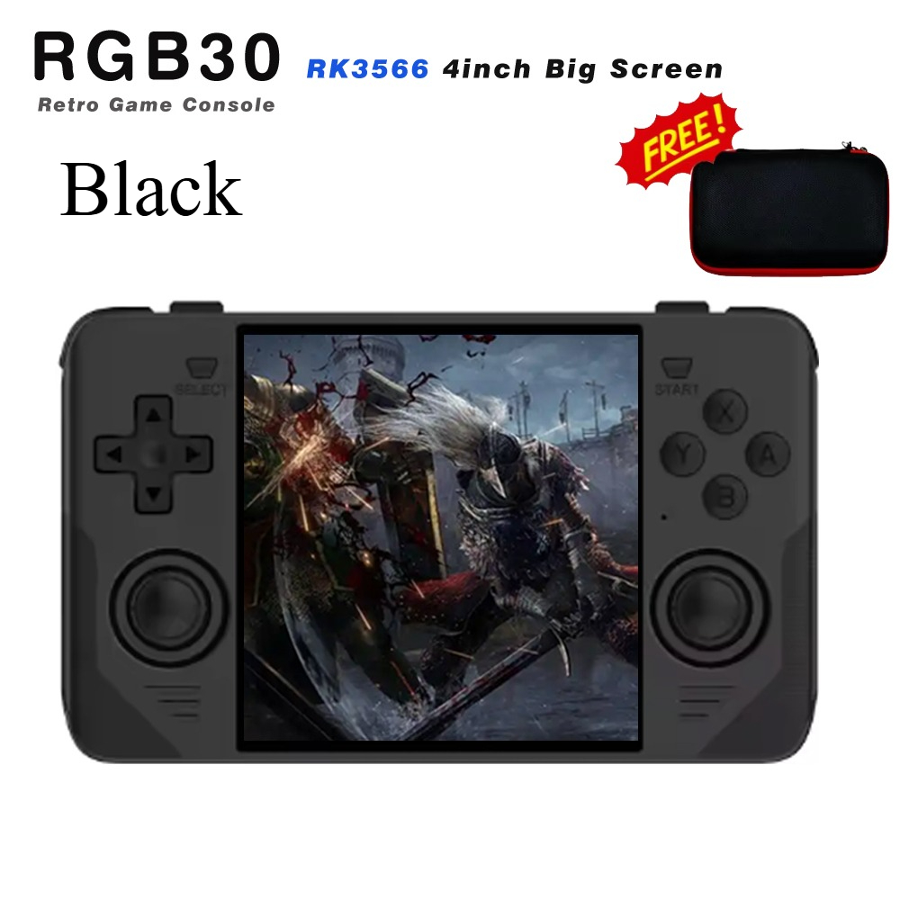 NEW RGB30 Retro Pocket 720*720 - đánh giá và giá Open Source Retro Game Console 4 Inch