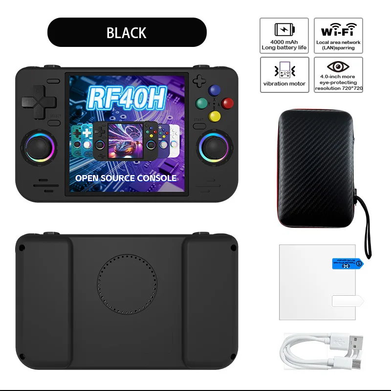 RF40H Handheld Game Console 4- - đánh giá và giá Open Source Retro Game Console 4 Inch