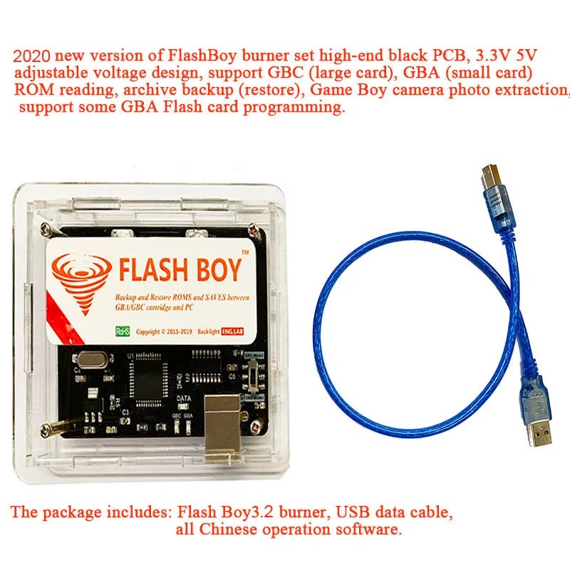 Flash Boy 3.2 Cyclone Dumper F - đánh giá và giá Gameboy Cartridge Flasher Dumper