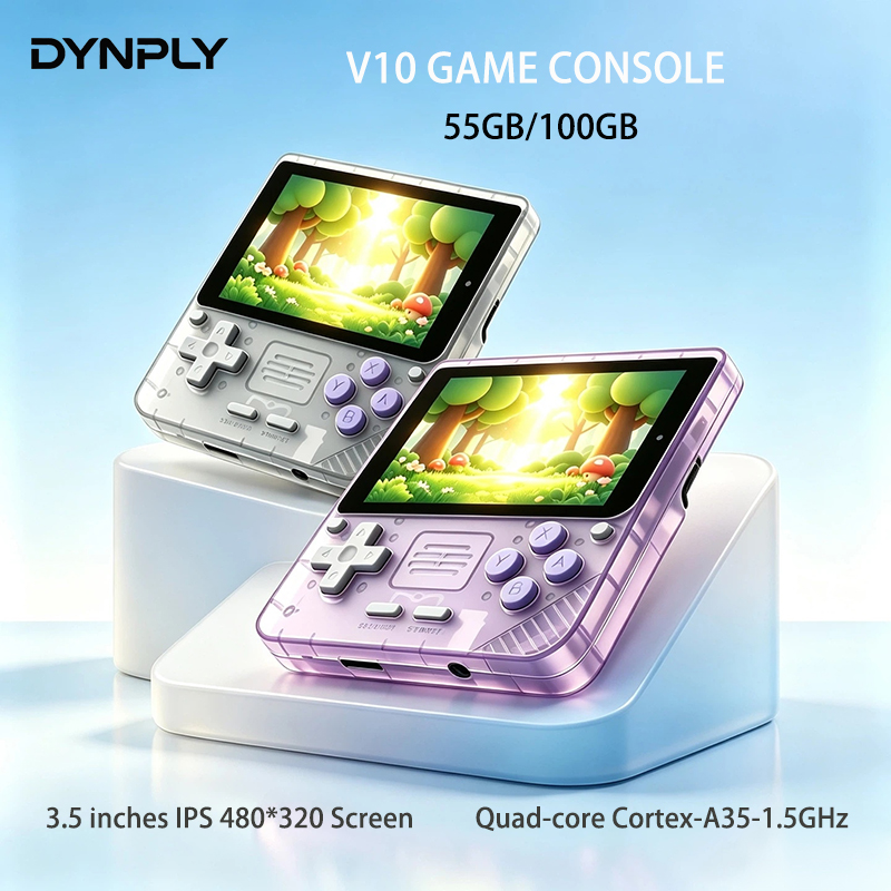 POWKIDDY V10 3.5-Inch IPS Oca  - đánh giá và giá Retro Handheld Console Linux Ips Screen