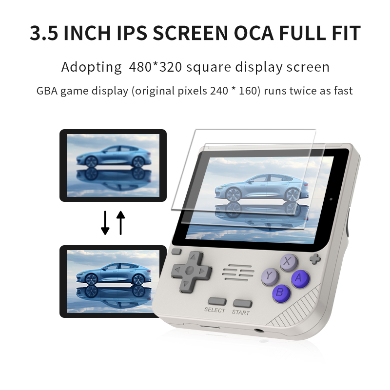 POWKIDDY V10 3.5-Inch IPS Oca  - đánh giá và giá Retro Handheld Console Linux Ips Screen