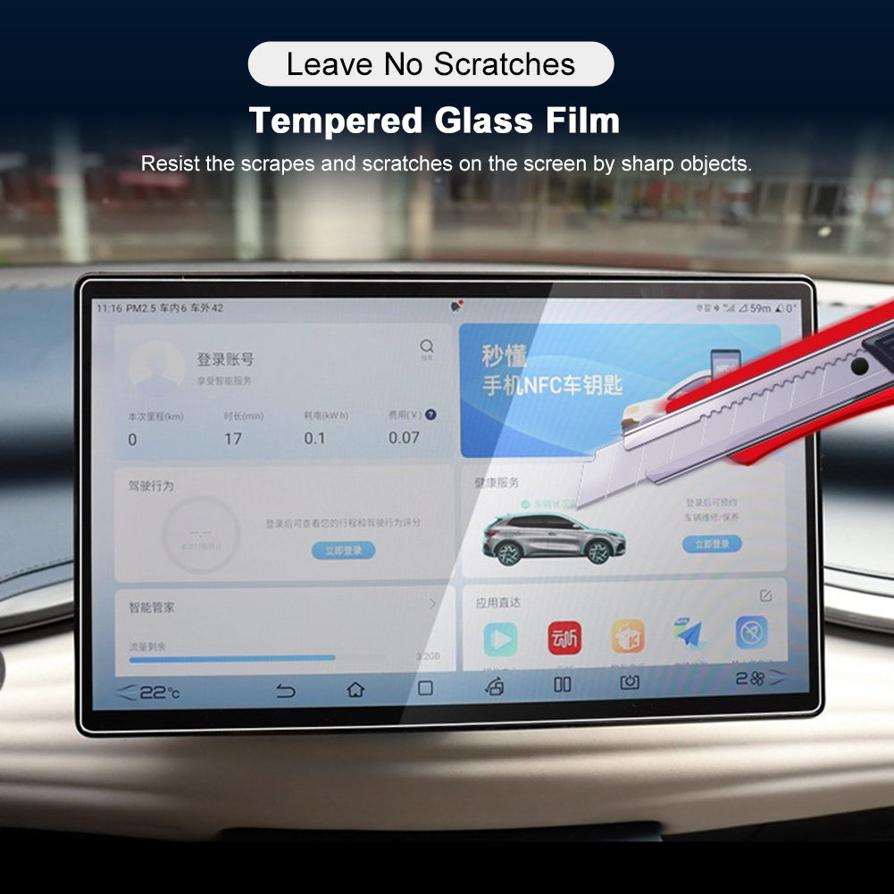 Touch Screen Protector For BYD - đánh giá và giá Screen Protector Tempered Glass Console
