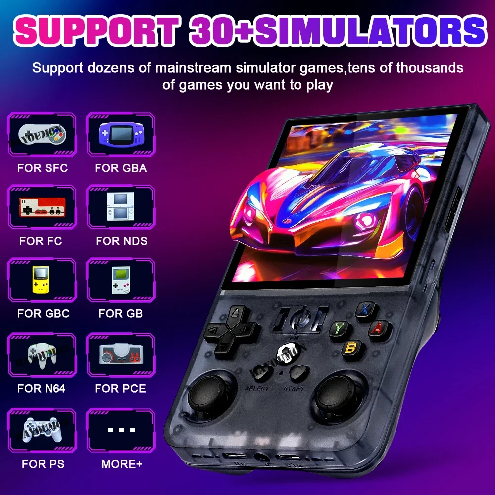 NEW R36MAX Handheld Retro Game - đánh giá và giá Retro Handheld Console Linux Ips Screen
