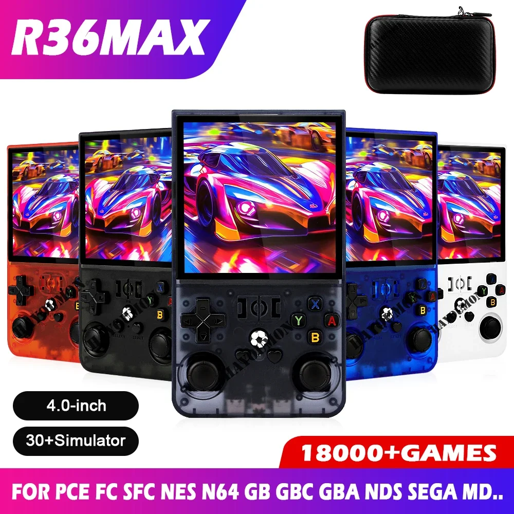 NEW R36MAX Handheld Retro Game - đánh giá và giá Retro Handheld Console Linux Ips Screen