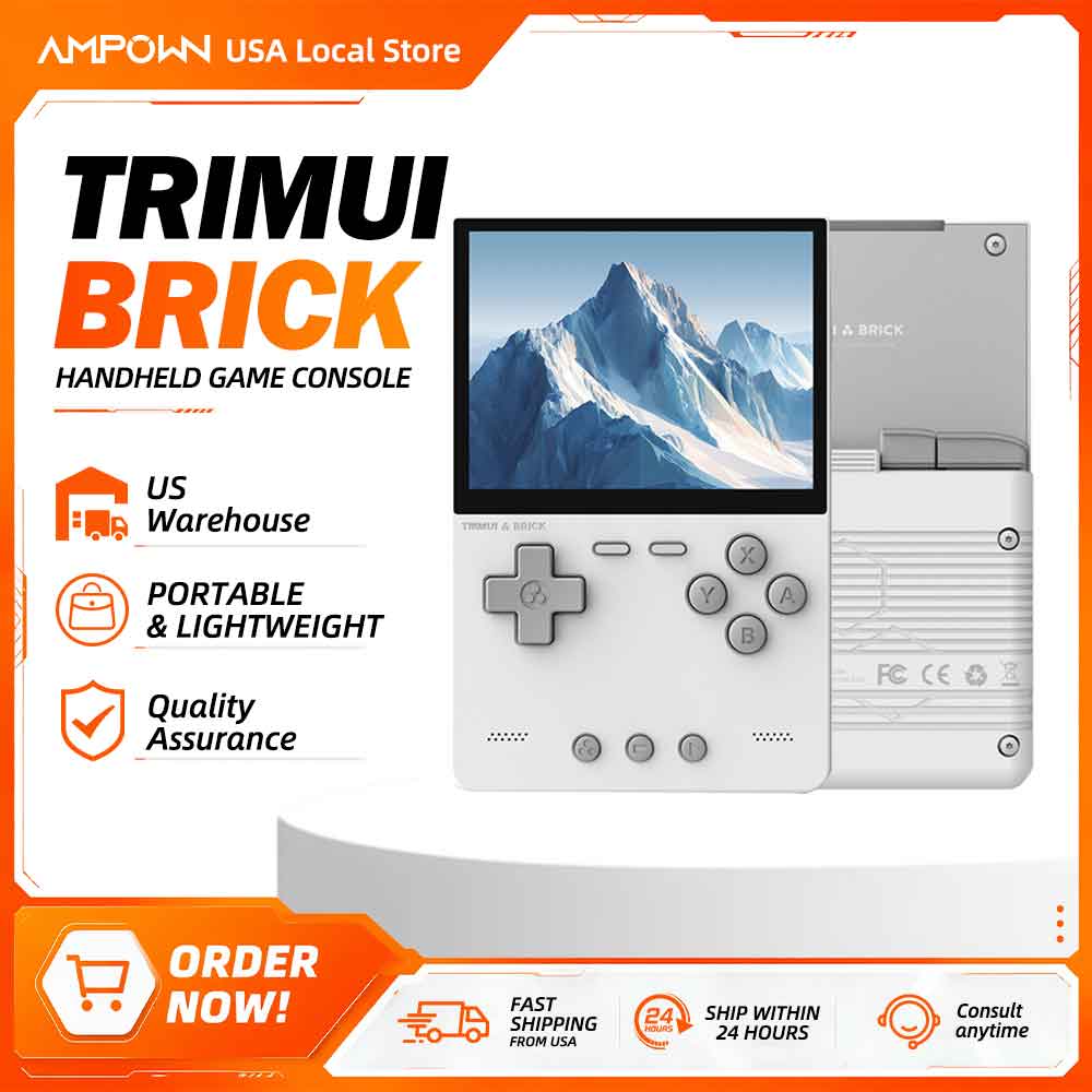 TRIMUI BRICK Handheld Game Con - đánh giá và giá Retro Handheld Console Linux Ips Screen
