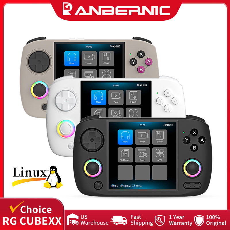 ANBERNIC RG CubeXX Handheld Ga - đánh giá và giá Retro Handheld Console Linux Ips Screen