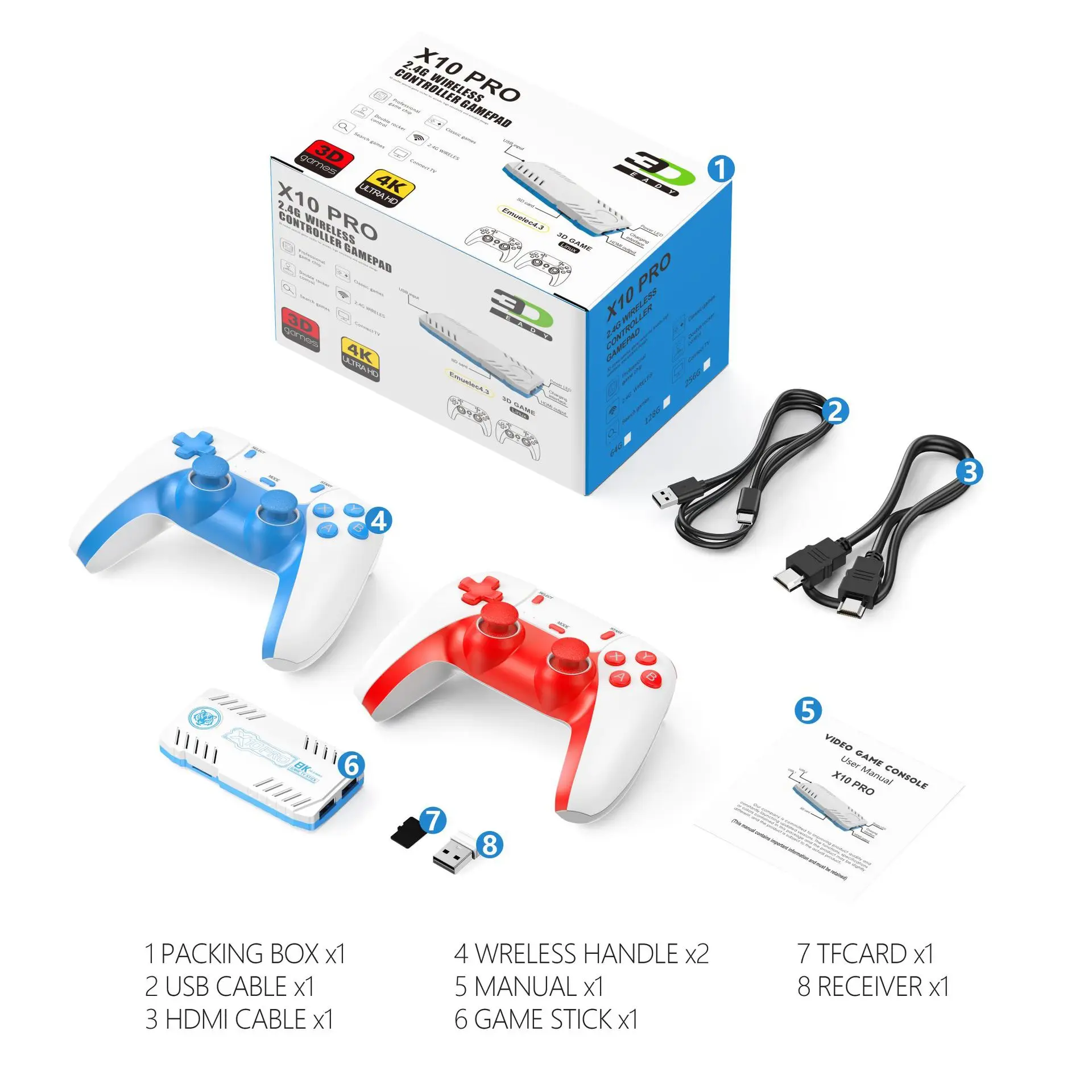 for Charge 128G X10pro Retro T - đánh giá và giá Retro Game Console 50000 Games Built In