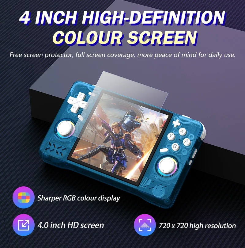 FLLAPT 20000+games XF40H Open  - đánh giá và giá Open Source Retro Game Console 4 Inch