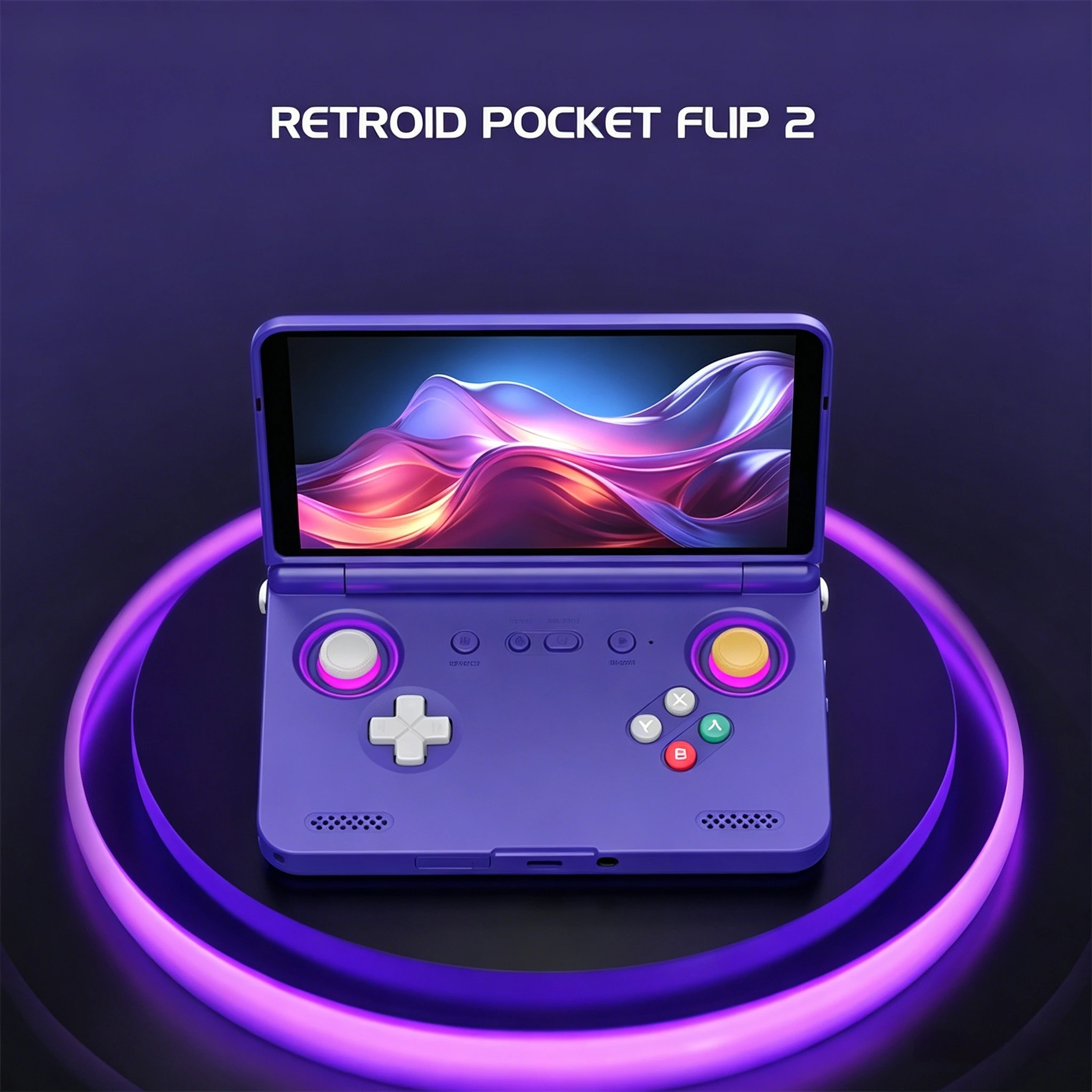 AMPOWN Retroid Pocket Flip2 Ha - đánh giá và giá Android Retro Gaming Handheld Oled